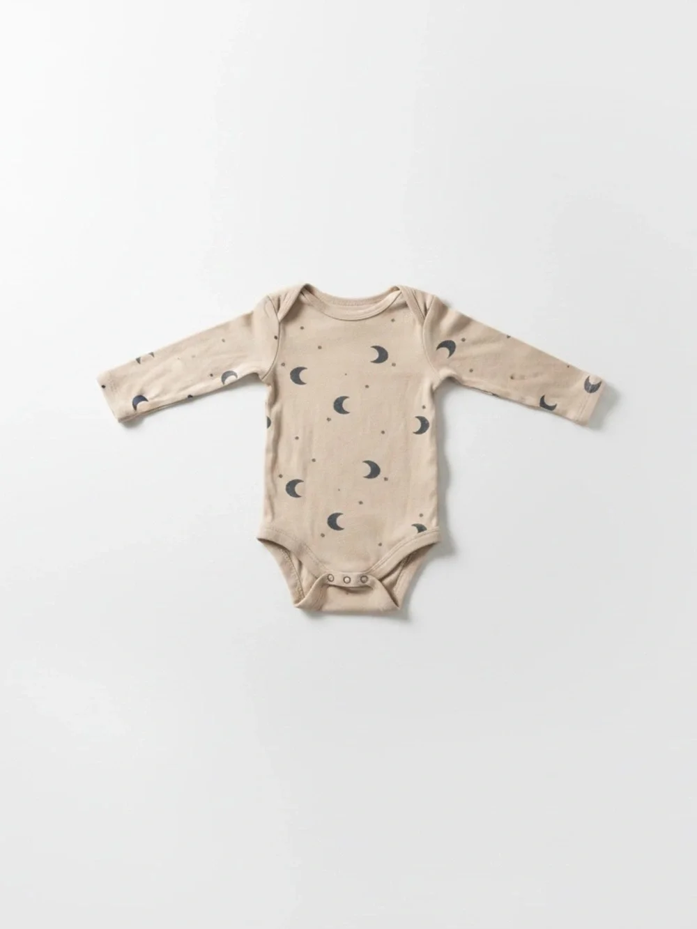 Disney Beige Long-Sleeve Moon Print Bodysuit
